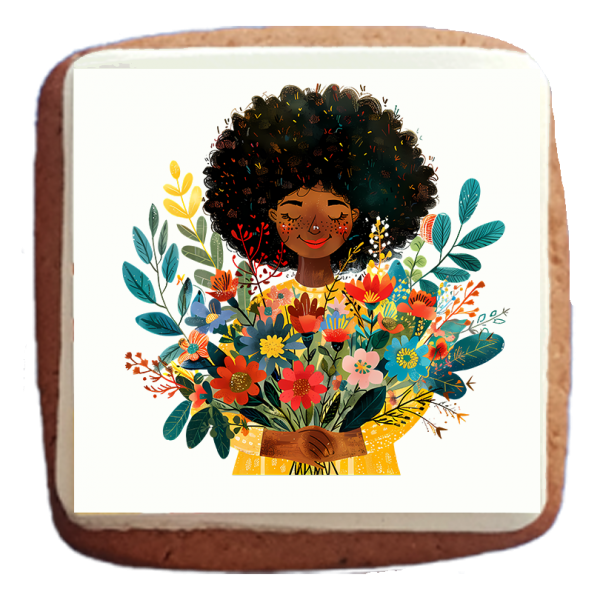 Martisor din turta dulce afro